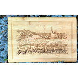LESENA DESKA KESPER 31X21X1.8 CM BAMBUS - OSEK