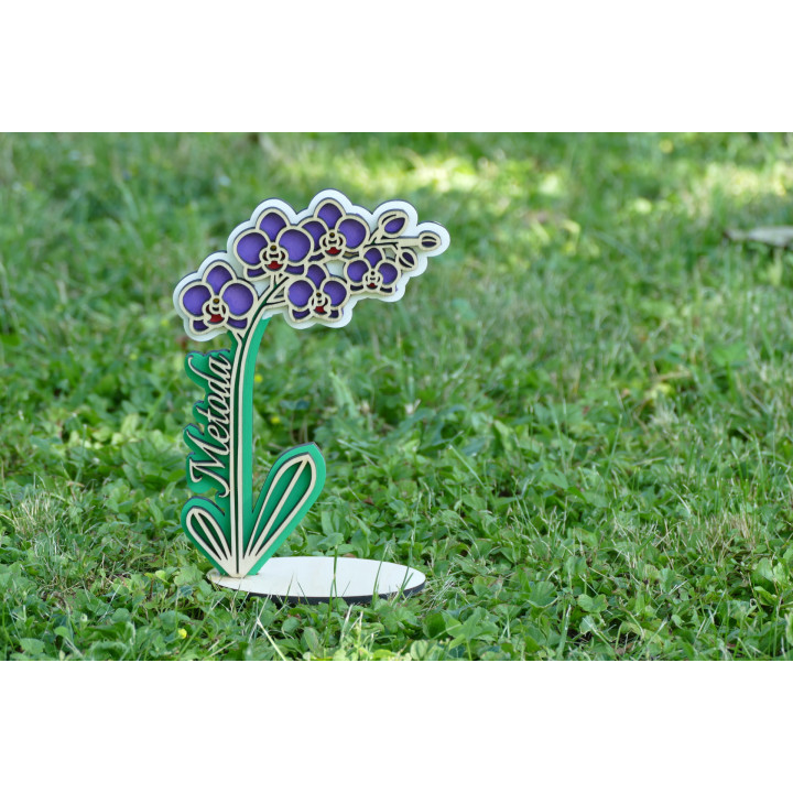 Fiore con nome - orchidea